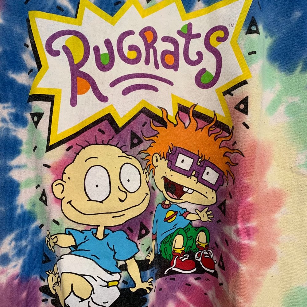 Rugrats Tommy and Chucky tie dye tee, Sz XL - Picture 2 of 6